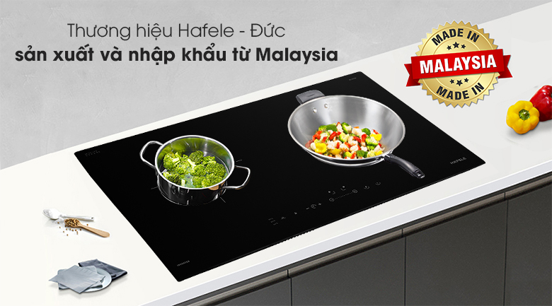 Thương hiệu Đức, sản xuất Malaysia - Bếp từ đôi Hafele HC-I2712A (536.61.716)