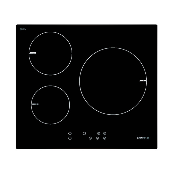 Bếp từ, 3 vùng nấu từ, điều khiển cảm ứng trượt, Mã số 538.01.681