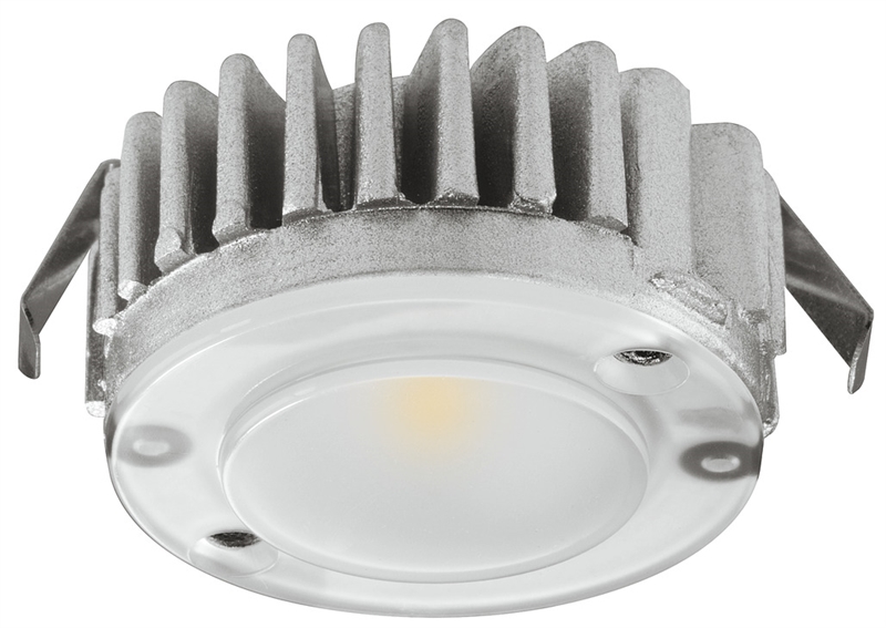 Đèn downlight gắn âm tường/bề mặt, Häfele Loox LED 2040 12 V nhôm mô-đun, Mã số 833.72.141