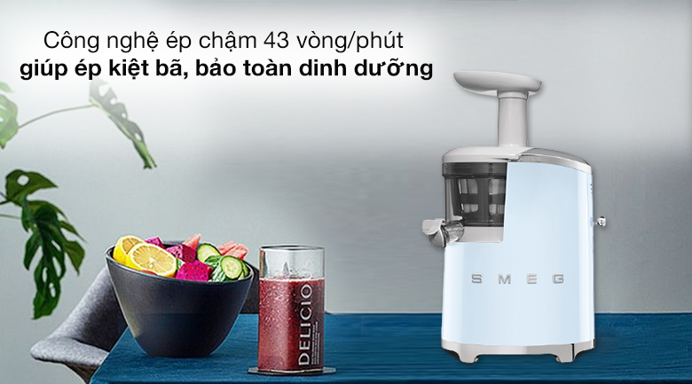 Công nghệ - Máy ép chậm Smeg SJF01PBEU (535.43.628)