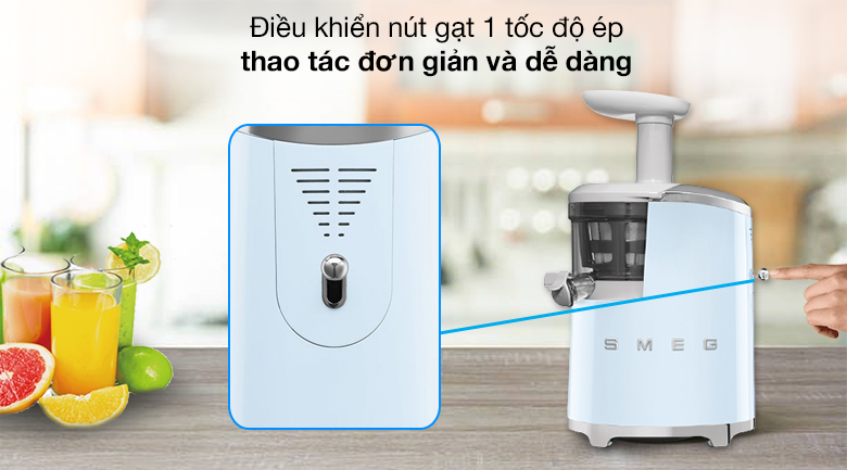 Điều khiển - Máy ép chậm Smeg SJF01PBEU (535.43.628)