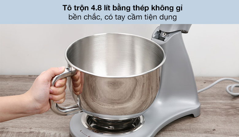 Tô trộn - Máy trộn bột đa năng Smeg SMF02PBEU (535.43.608)