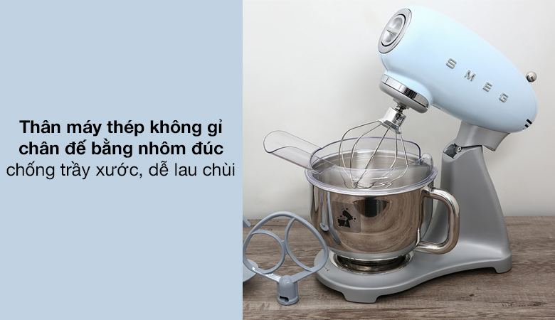 Thân máy - Máy trộn bột đa năng Smeg SMF02PBEU (535.43.608)