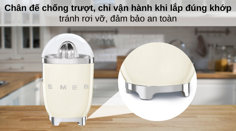 Chân đế chống trượt - Máy vắt cam Smeg CJF01PBEU (535.43.645)