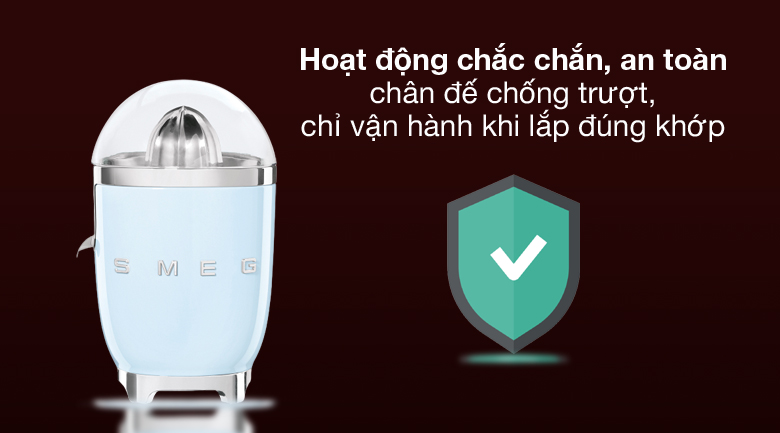 Vận hành an toàn - Máy vắt cam Smeg CJF01PBEU (535.43.648)