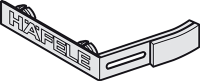 Bộ chổi quét ray, Để làm sạch ray trượt, với logo Häfele, Mã số 403.55.988