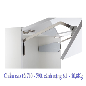 Bộ Tay Nâng Free Fold Short G4fs Nắp Trắng Hafele 493.05.896